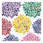 Rainbow Blossoms Blank Fill In Any Occasion Invite