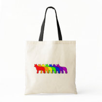 Rainbow Blue Heeler Bags