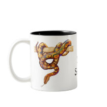 Rainbow Boa Snake Customizable Mug