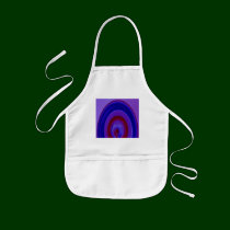 RAINBOW Bold - Royal Blue n Red aprons by doonagiri RAINBOW Bold - Royal Blue n Red aprons