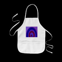 RAINBOW Bold - Royal Blue n Red aprons by doonagiri RAINBOW Bold - Royal Blue n Red aprons