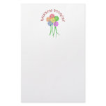 Rainbow Bouquet Stationery Design