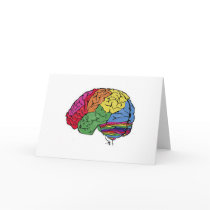 Rainbow Brain Card