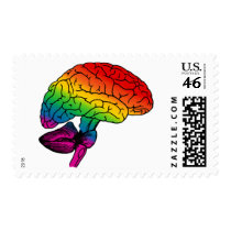 Rainbow Brain Stamp