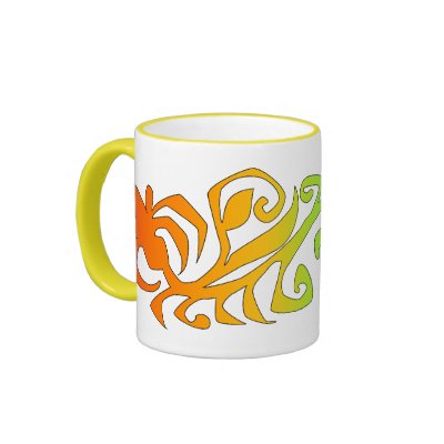 rainbow branch mugs by VioDeSign
