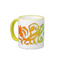 rainbow branch mugs