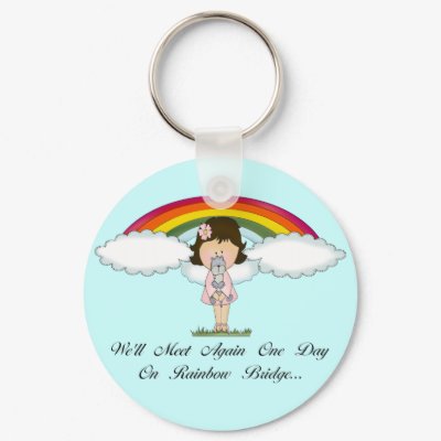 Rainbow Bridge (cat) key chains