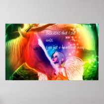 Rainbow Bridge Horse Print