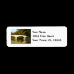 Rainbow Bridge in Fall Address Label