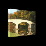 Rainbow Bridge in Fall Wrapped Canvas