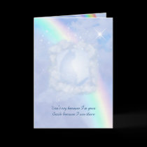 Rainbow Bridge Pet Loss customizable cards
