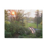 Rainbow Bridge Sunset at Grove City College Doormat
