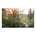 Rainbow Bridge Sunset at Grove City College Poster