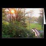 Rainbow Bridge Sunset Card