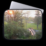 Rainbow Bridge Sunset Computer Sleeve