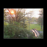Rainbow Bridge Sunset Postcard