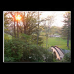 Rainbow Bridge Sunset Postcard