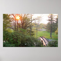 Rainbow Bridge Sunset Poster