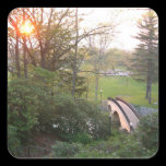 Rainbow Bridge Sunset Sticker