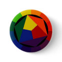 RainBow Bright - Gay Symbol Button by gacatmandu RainBow Bright - Gay Symbol Button