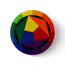 RainBow Bright - Gay Symbol Button by gacatmandu RainBow Bright - Gay Symbol Button