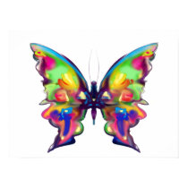 Rainbow Bright Pretty Butterfly Print