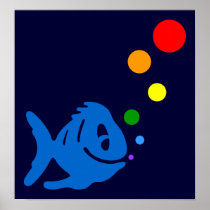 rainbow bubblefish. v.1. print