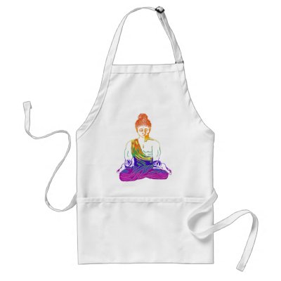 Rainbow Buddha Aprons by refinish