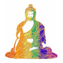 Rainbow Buddha t-shirts by refinish Rainbow Buddha t-shirts