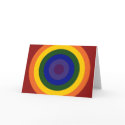 Rainbow Bullseye card
