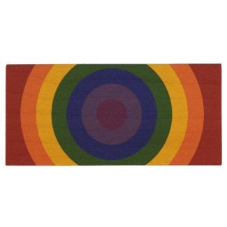 Rainbow Bullseye Pattern