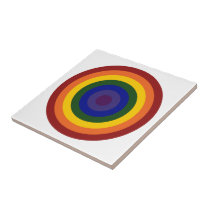 Rainbow Bullseye tiles
