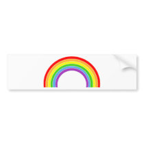 rainbow bumper sticker