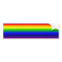 Rainbow bumper stickers by StickerManiac Rainbow bumper stickers