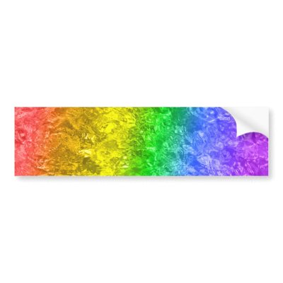 Rainbow Bumper Sticker 01 by phantompanther