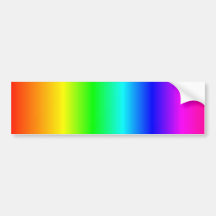 Rainbow bumpersticker bumper stickers