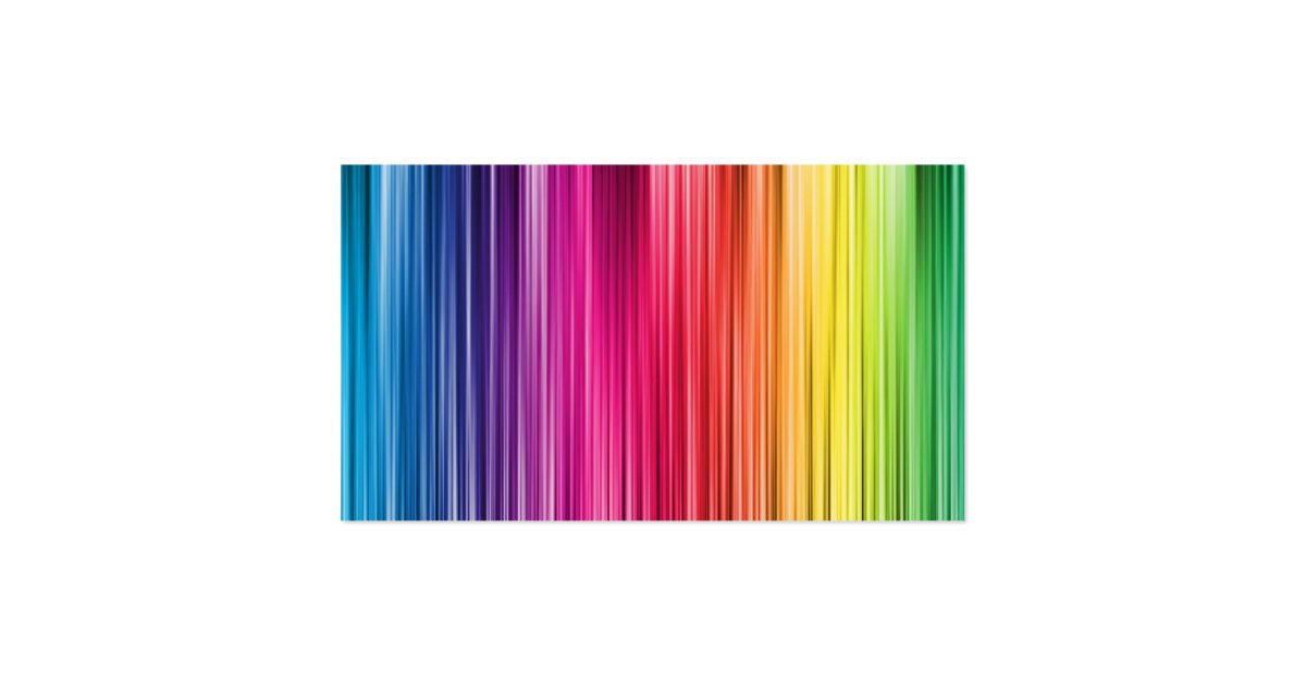 rainbow business card zazzle rainbow business cards