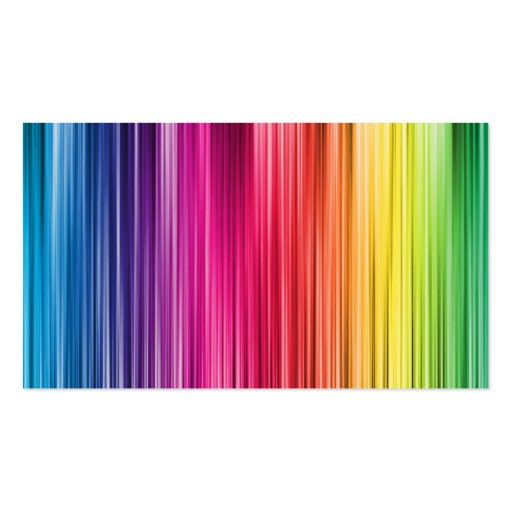 Rainbow Business Card (back side)