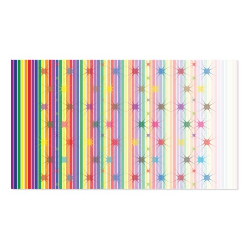 rainbow Business Card (back side)