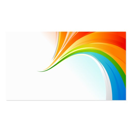 Rainbow business card (back side)