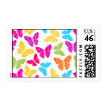 Rainbow butterflies postage