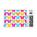 Rainbow butterflies postage
