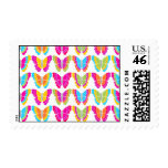 Rainbow butterflies postage