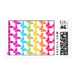 Rainbow butterflies postage
