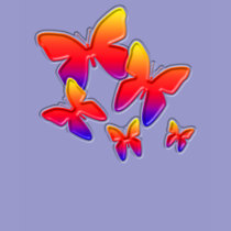 Rainbow Butterflies t-shirts