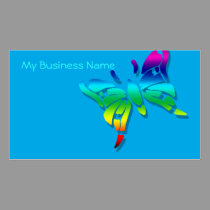 Rainbow Butterfly business cards