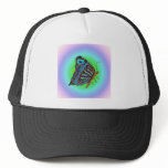 Rainbow Butterfly Mesh Hats