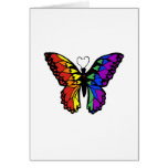 rainbow butterfly hearts cards