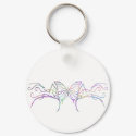 Rainbow Butterfly keychains