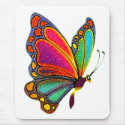 Rainbow Butterfly mousepads by fstasu54 Rainbow Butterfly mousepads